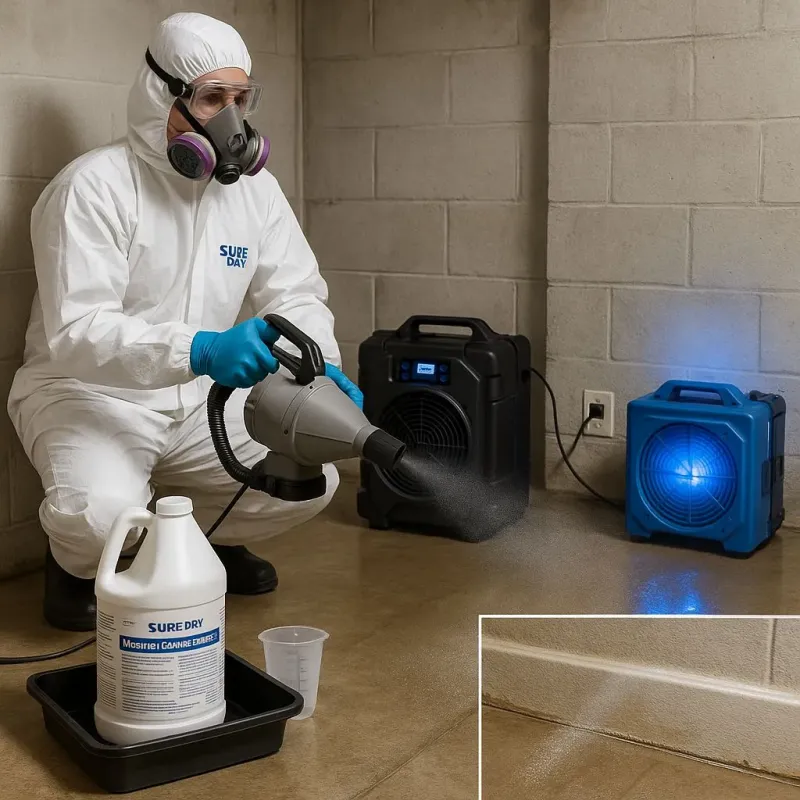 Sanitization and Odor Removal process in Lorton, VA